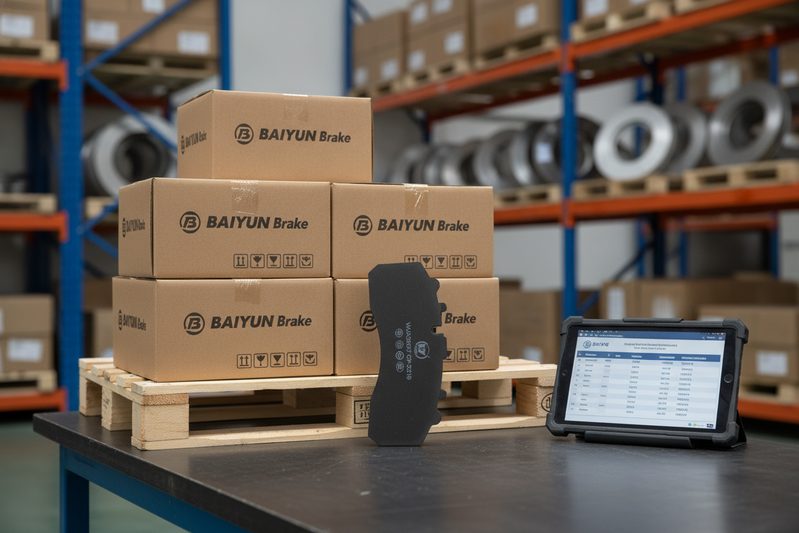 Руководство по замене тормозных колодок Dongfeng - линейка продукции BAIYUN Brake