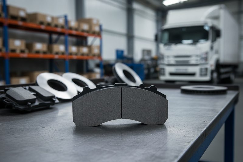 Тормозная колодка CP2223 для грузовика Isuzu NRR сверяется с таблицей совместимости в мастерской