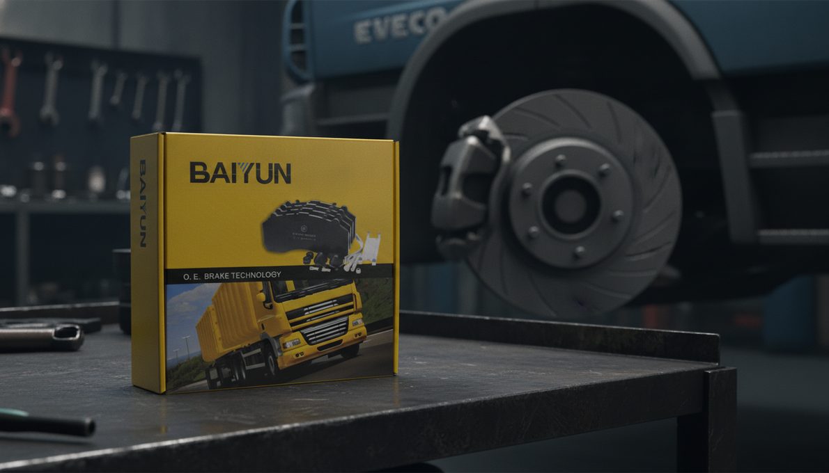 Чек-лист замены тормозных колодок Iveco - коробка ремонтного комплекта BAIYUN Brake WVA 29087