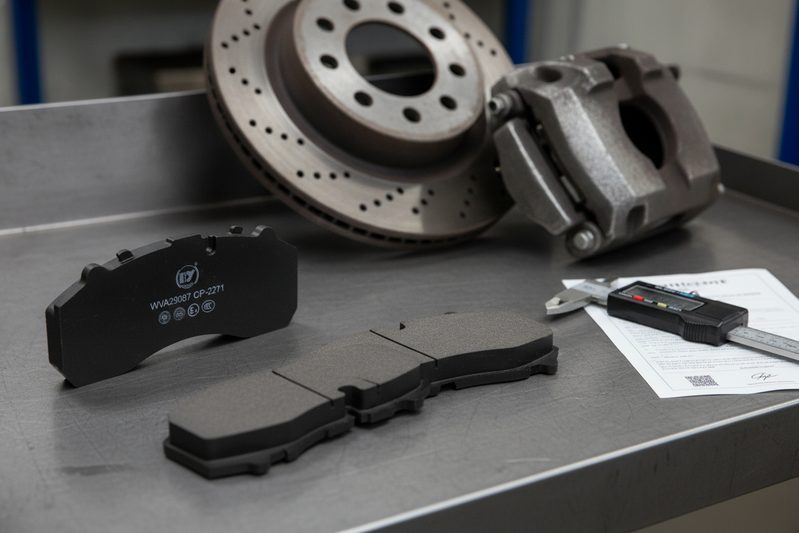 Тормозные колодки BAIYUN Brake для коммерческих автомобилей WVA 29253 для грузовиков Volvo с микрометром и сертификационным документом