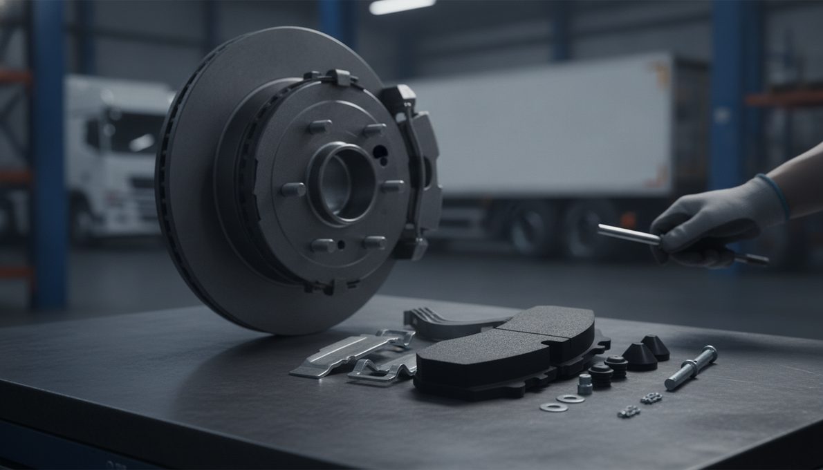 Bendix предлагает советы по продлению срока службы тормозных колодок и дисков, проверка тормозных колодок коммерческого автомобиля
