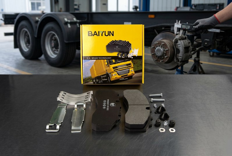 Проверка замены тормозных колодок коммерческого автопарка BAIYUN Brake CP2223