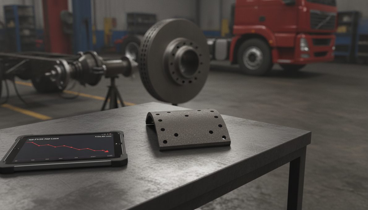 Sundaram Brake Linings сообщает о чистом убытке за Q3 FY26 – оценка риска поставщика тормозных колодок для коммерческих автомобилей