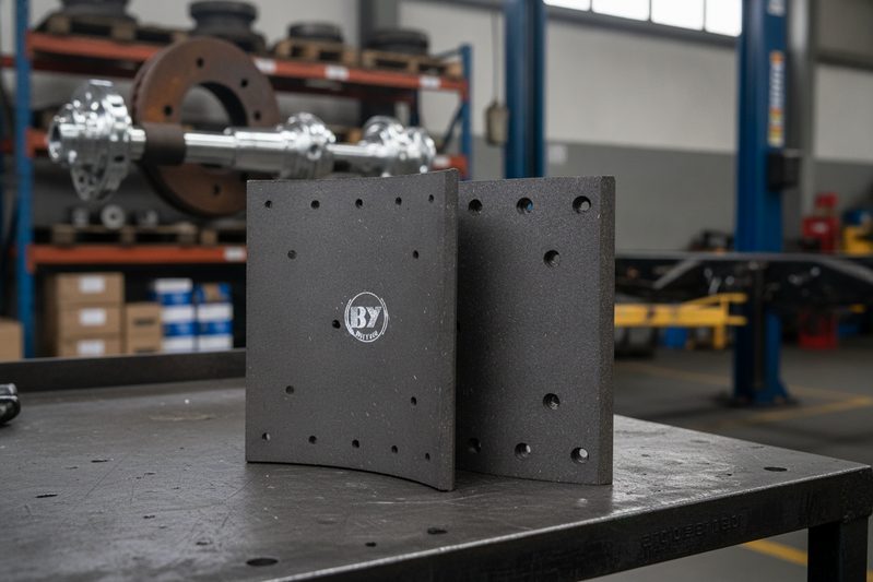 Тормозная колодка BAIYUN Brake cg2231 для коммерческих автомобилей с тяжелым суппортом и диском - иллюстрация