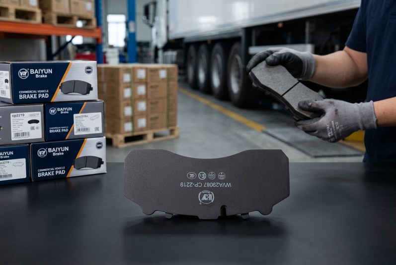 Тормозные колодки BAIYUN Brake для коммерческого транспорта для обслуживания автопарков грузовиков и прицепов и оптовых поставок