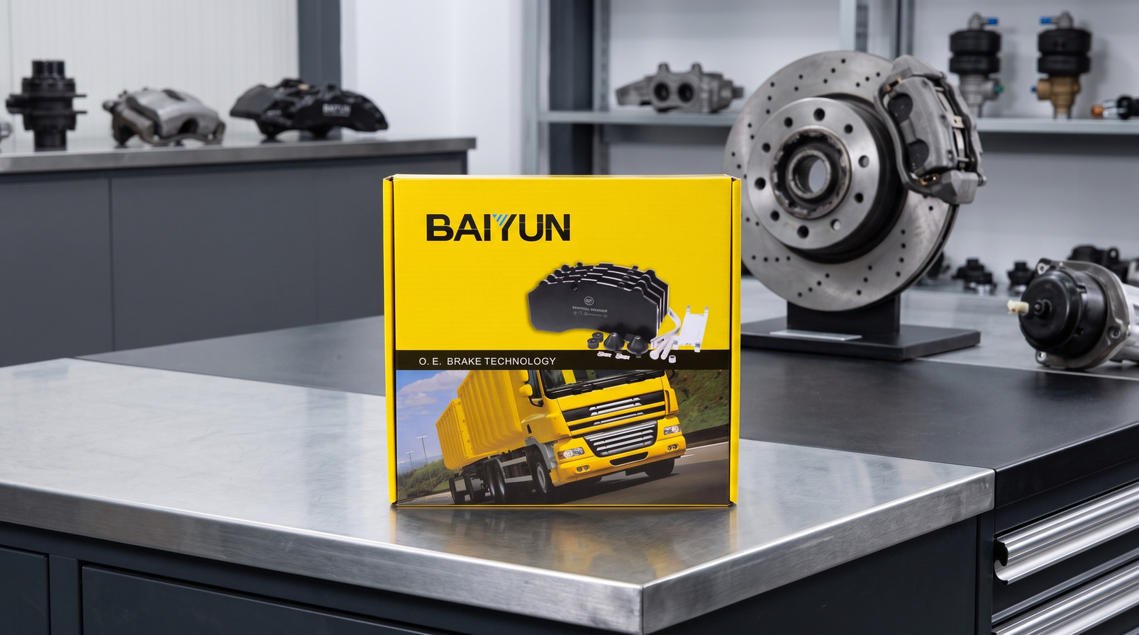 OEM-совместимые китайские тормозные колодки BAIYUN Brake с референсом WVA и артикулом для коммерческого транспорта