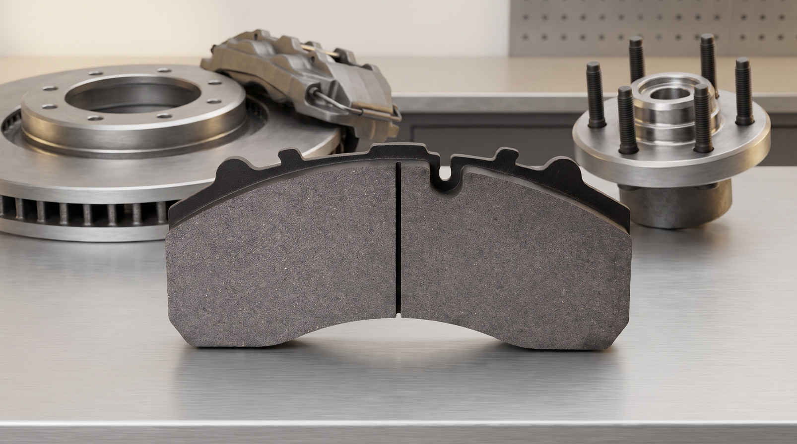 Комплект тормозных колодок WVA 29115 для коммерческих автомобилей MAN и Mercedes от BAIYUN Brake